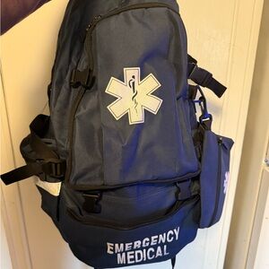 Emergency Medical Blue Backpack